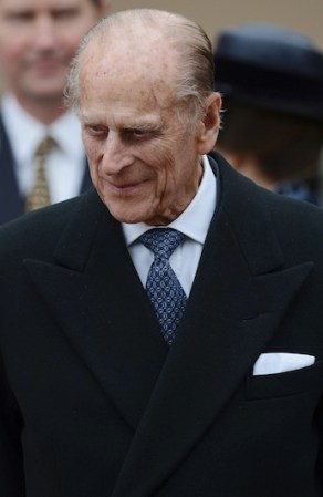 Otro miembro de la familia real británica que se dejó ver en esta ocasión fue el Príncipe Felipe.