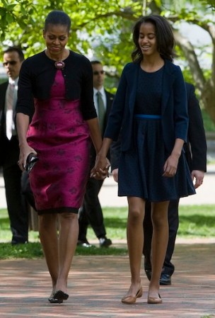 Es evidente como Sasha y Malia han crecido en estos cuatro años de administración de los Obama.