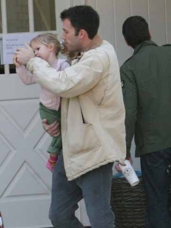 Ben Affleck con su niña adorada Violet Affleck