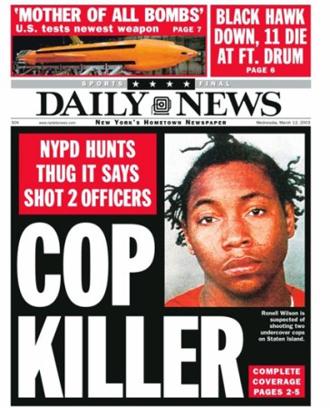 El reo, Ronell Wilson, es un ex condenado a muerte por el asesinato de dos policías de Nueva York.