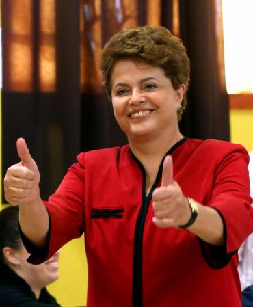 Oséa, Dilma Roussef que fue la presidenta electa que sucedió a Lula da Silva.