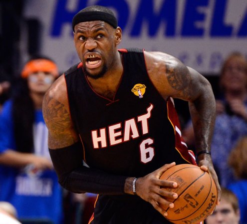 Imágenes de la victoria del Heat sobre el Thunder.