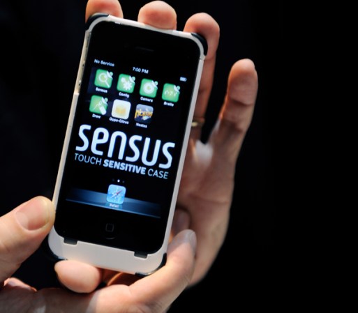 The Sensus, es un forro para teléfonos celulares sensible al tacto. Lo que te permite activar y desactivar funciones sin necesidad de remover la cubierta.