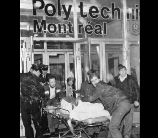 6 DE DICIEMBRE, 1989: Marc Lepine, de 25 años, irrumpe en la universidad Ecole Polytechnique de Montreal, disparando a todas las mujeres que encuentra, matando a nueve antes de suicidarse.<br /><br />Fuente: AP