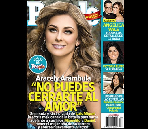 Aracely Arámbula ha sabido llevar con gracia su separación con Luis Miguel y afirma estar lista para salir adelante.