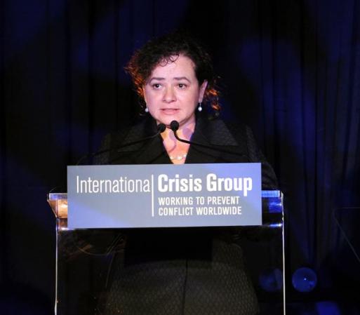 La fiscal general del Estado de Guatemala, Claudia Paz y Paz, primera mujer en ocupar el cargo en forma electa y segunda en ocupar dicho cargo.