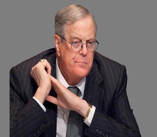 David Koch, hermano de Charles Koch, vice presidente de Koch industries, ocupa la posición nueve de la lista.