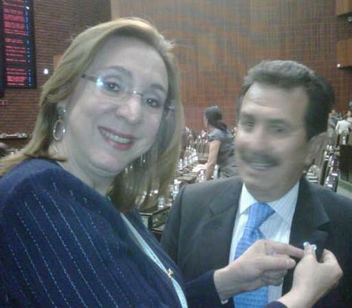 La legisladora mexicana Rosi Orozco, quien se ha destacado por su trabajo a favor de la víctimas de violencia familiar, laboral y sexual.