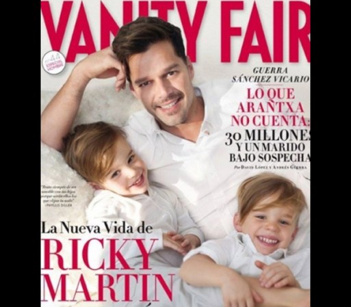 Ricky Martin una vez más sorprendió a sus admiradores al aparecer en la portada de la revista "Vanity Fair".