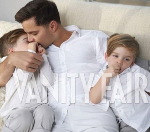 Es evidente el amor que el cantante y actor tiene para su familia.