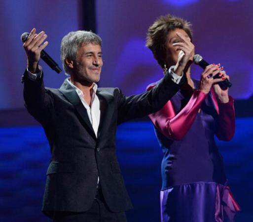 Los cantantes Sergio Dalma y Daniela Romo realizaron un show magnífico que llenó de diversión la sala.
