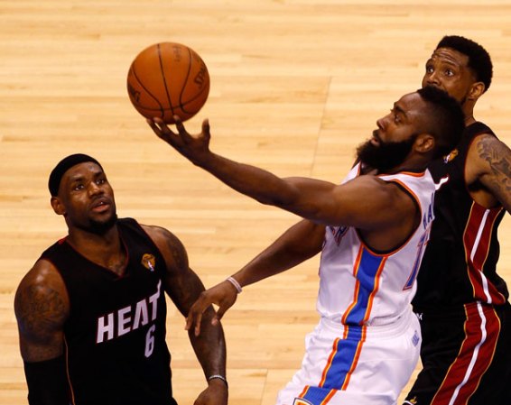 Imágenes de la victoria del Heat sobre el Thunder.