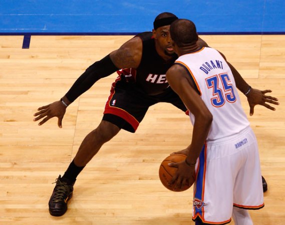 Imágenes de la victoria del Heat sobre el Thunder.