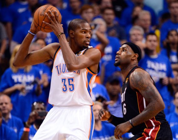 Imágenes de la victoria del Heat sobre el Thunder.
