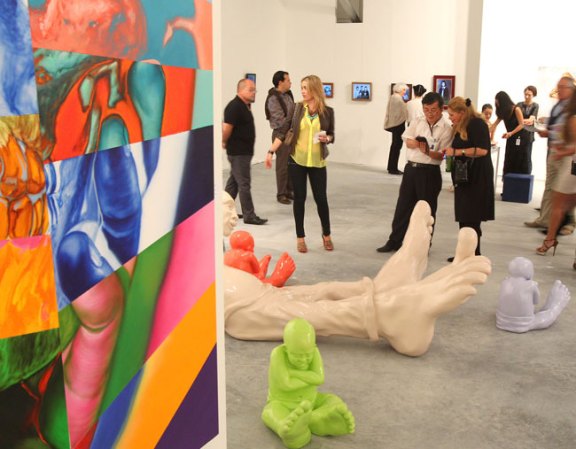 El miércoles por la noche se celebró la muestra Art Miami + Context en beneficio del Miami Art Museum, y este fue el resultado.