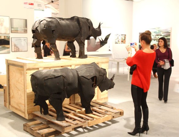 El miércoles por la noche se celebró la muestra Art Miami + Context en beneficio del Miami Art Museum, y este fue el resultado.