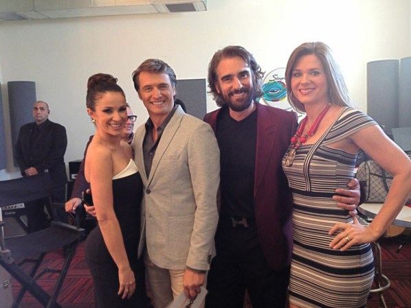 Catherine Siachoque, Juan Soler, Miguel Varoni y Sonya Smith
