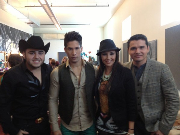 Gerardo Ortiz, Chino del dúo Chino & Nacho, América Sierra y Horacio Palencia.