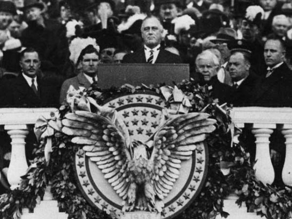 Inauguración del Presidente Franklin Delano Roosevelt. (1933)