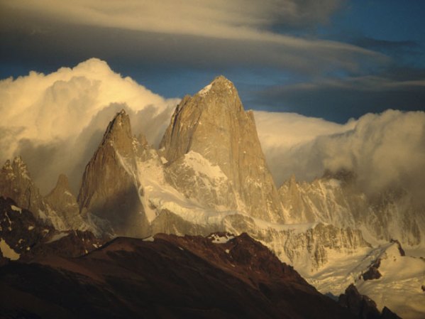 El coloso Fitz Roy, de Argentina y Chile.
