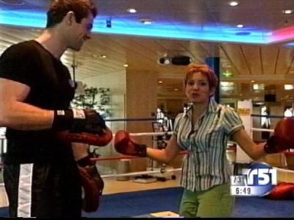 Y para los que combaten el estrés con otros métodos, a su disposición, hay un ring de boxeo.