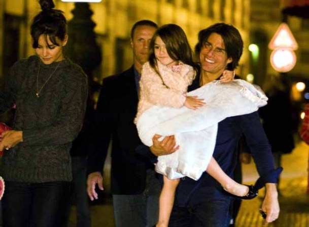 Tom Cruise feliz con su princesa Suri