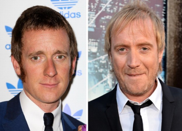 Rhys Ifans sería Bradley Wiggins,el único ciclista que ha ganado el Tour de Francia y las Olimpiadas en el mismo año.