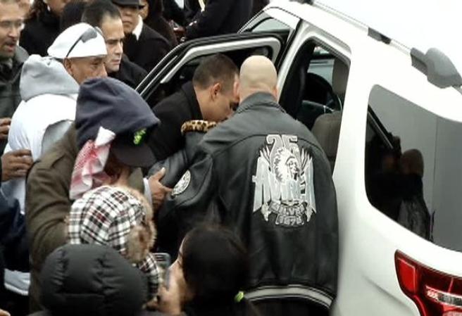 "Macho" Camacho fue sepultado el sábado en el cementerio Saint Raymond en el Bronx.