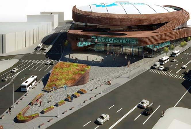 28 DE SEPTIEMBRE, 2012: Celebran la apertura del nuevo centro de entretenimiento de Nueva York , el Barclays Center de Brooklyn.