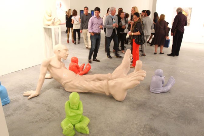El miércoles por la noche se celebró la muestra Art Miami + Context en beneficio del Miami Art Museum, y este fue el resultado.