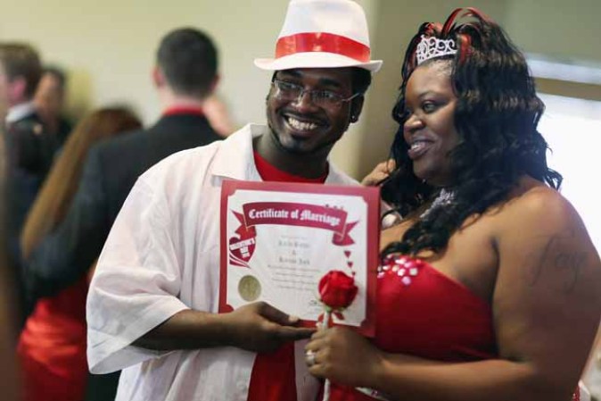 Esta ceremonia de San Valentín es posible gracias a la donación del Croquet Center (donde se lleva a cabo la ceremonia) así como la donación de importantes empresas.