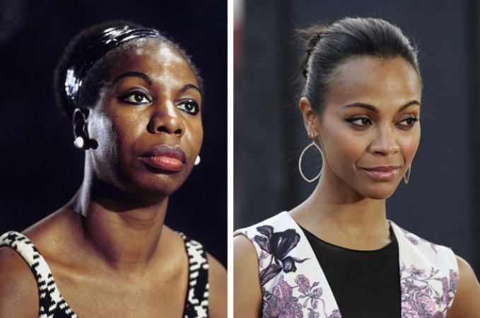 Zoe Saldaña es Nina Simone en la película "Nina".