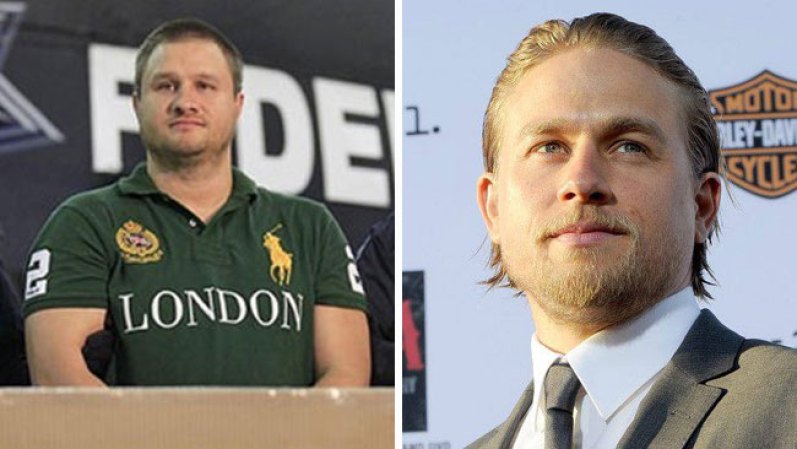 Édgar Valdez Villarreal, jefe del cartel de Arturo Beltrán Leyva apodado "La Barbie", interpretado por Charlie Hunnman en una película basada en "American Drug Lord", un artículo de la revista Rolling Stone.