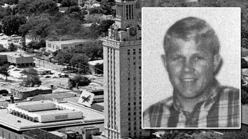 1 DE AGOSTO, 1966: Charles Whitman, un estudiante de ingeniería de la Universidad de Texas, mató a 13 personas pegando tiros desde una torre en el recinto de ese centro educativo.