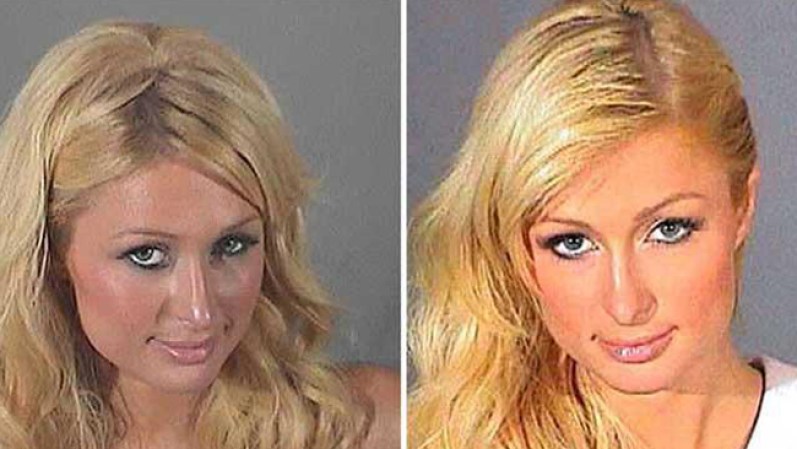 Paris Hilton: La socialité fue arrestada en 2010 en Las Vegas por posesión de cocaína.