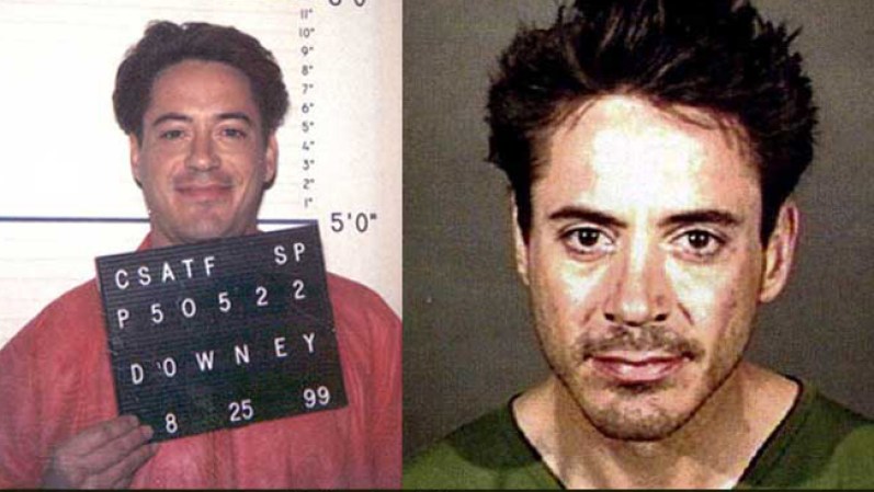 Robert Downey, Jr.: Entre 1996 y 2001 el protagonista de “Iron Man” fue arrestado en varias ocasiones por cargos relacionados con posesión y uso de drogas y pasó varias temporadas en la cárcel.