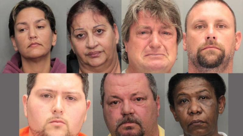 16 DE AGOSTO, 2012: Siete empleados del condado de Miami-Dade fueron arrestados al ser acusados de falsear sesiones de terapia física. <br /> Mira aquí las imágenes y lee los detalles de este caso.<br />