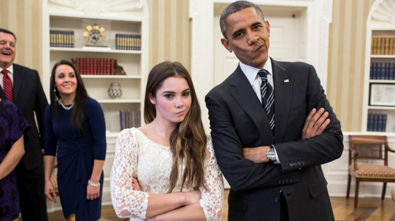 ¿Por qué esa cara, Obama?