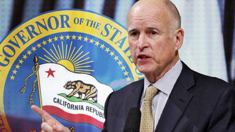 Jerry Brown se queda corto