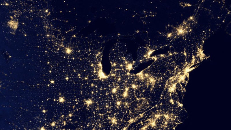 Luces misteriosas en N. Dakota.
