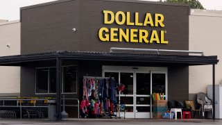 In this Aug. 3, 2017, file photo the Dollar General store is pictured in Luther, Okla.