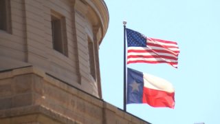 Flags at Texas Capitol 122115