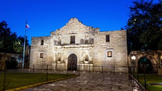 El Álamo en San Antonio, Texas.