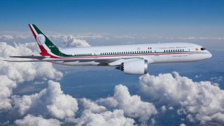 Avión presidencial que el gobierno mexicano puso en venta.