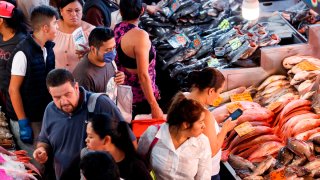 Compra de pescado en Semana Santa