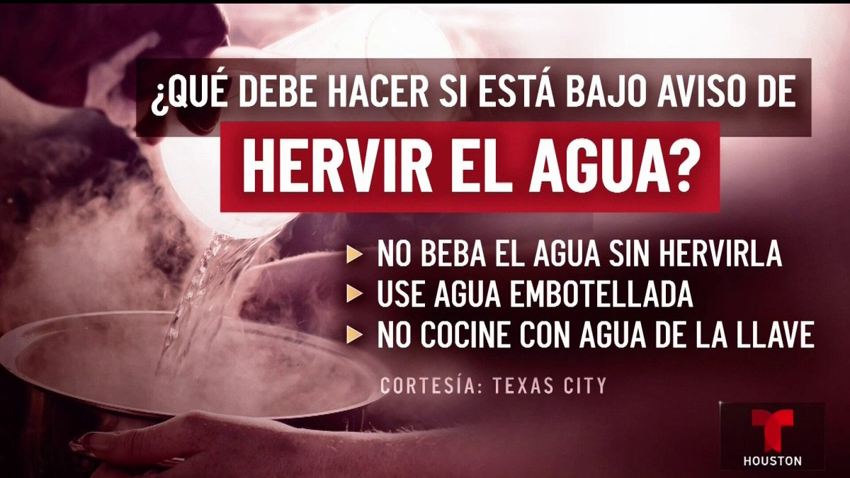 Emiten orden para hervir agua en Texas City – Telemundo Houston