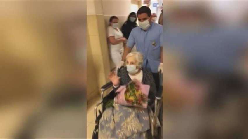 Una anciana de 101 años supera entre aplausos el coronavirus en Argentina