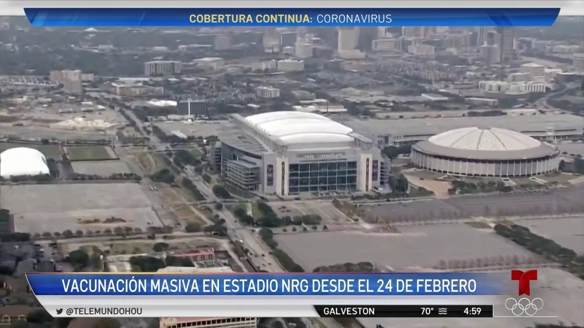 NRG Stadium will be one of the super vaccination centers in Texas – Telemundo Houston