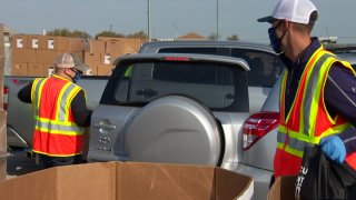 The holidays can be a time of uncertainty for many North Texas families, as COVID-19 numbers rise. A holiday food distribution event planned for Saturday at Fair Park, is offering hope for thousands of people. Here's NBC 5's Yona Gavino with a preview.