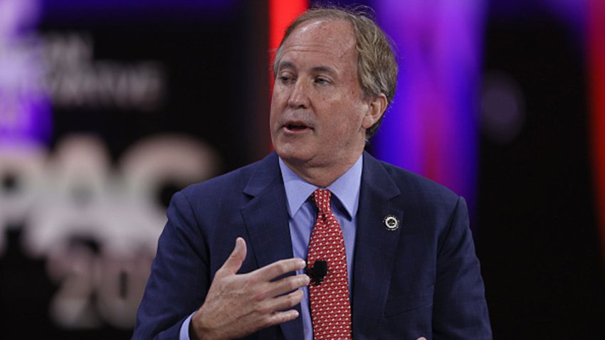 Ken Paxton, Texas Attorney General, speaks during a panel discussion about the Devaluing of American Citizenship during the Conservative Political Action Conference held in the Hyatt Regency on Feb. 27, 2021 in Orlando, Florida. Begun in 1974, CPAC brings together conservative organizations, activists, and world leaders to discuss issues important to them.